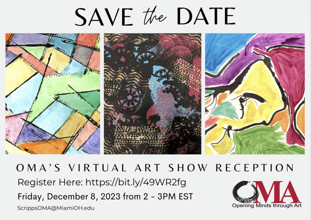 Save the Date 2023 Virtual OMA Art Show