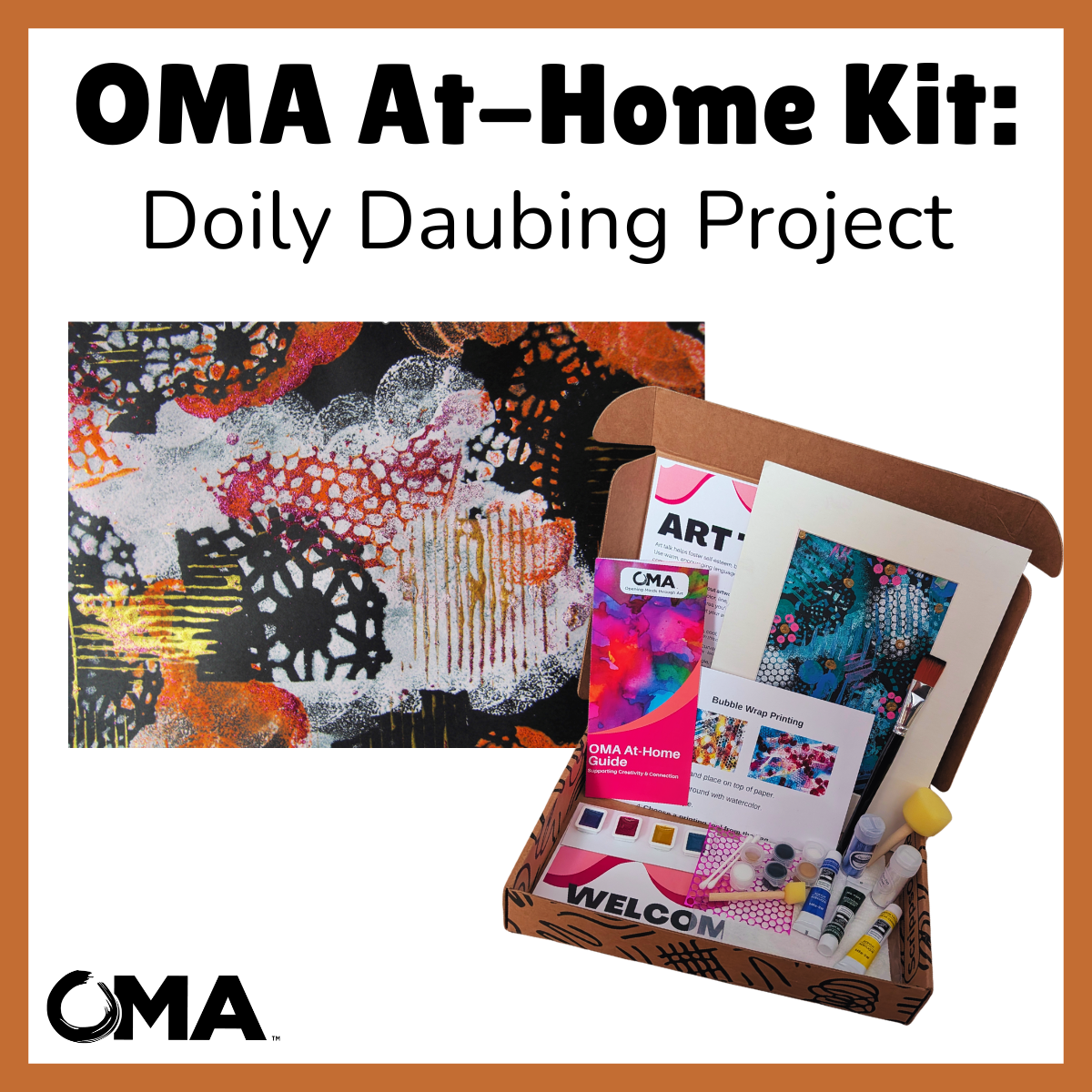 OMA At-Home Kit: Doily Daubing